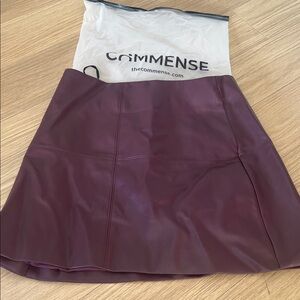 Commence Women's Burgundy Skirt